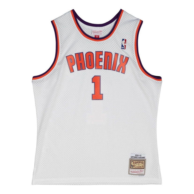 Jersey Mitchell & Ness NBA Phoenix Suns 2002-03 Swingman Jersey 'Anfernee Hardaway 1' Valkoinen | SMJY4443-PSU02AHAWHIT