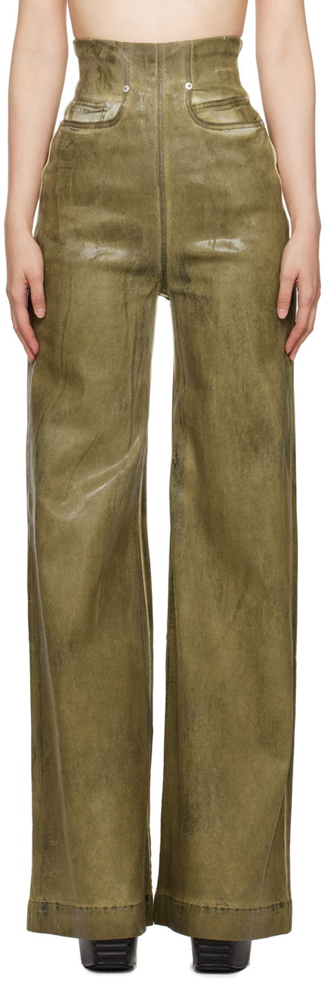 Jeans Rick Owens Cooper Dirt Jeans Vihreä | DS02D2303 HSCF, 0
