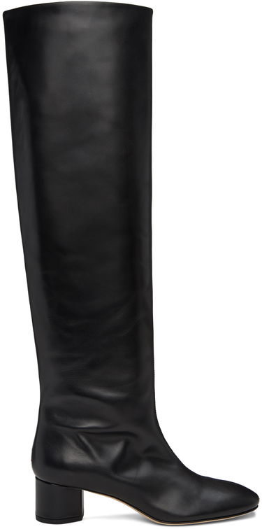 Vaatteet Aeyde Aeyde Willa Over-the-Knee Boots Musta | A11-KB-DUBR45RO115-FW24-800-001, 0