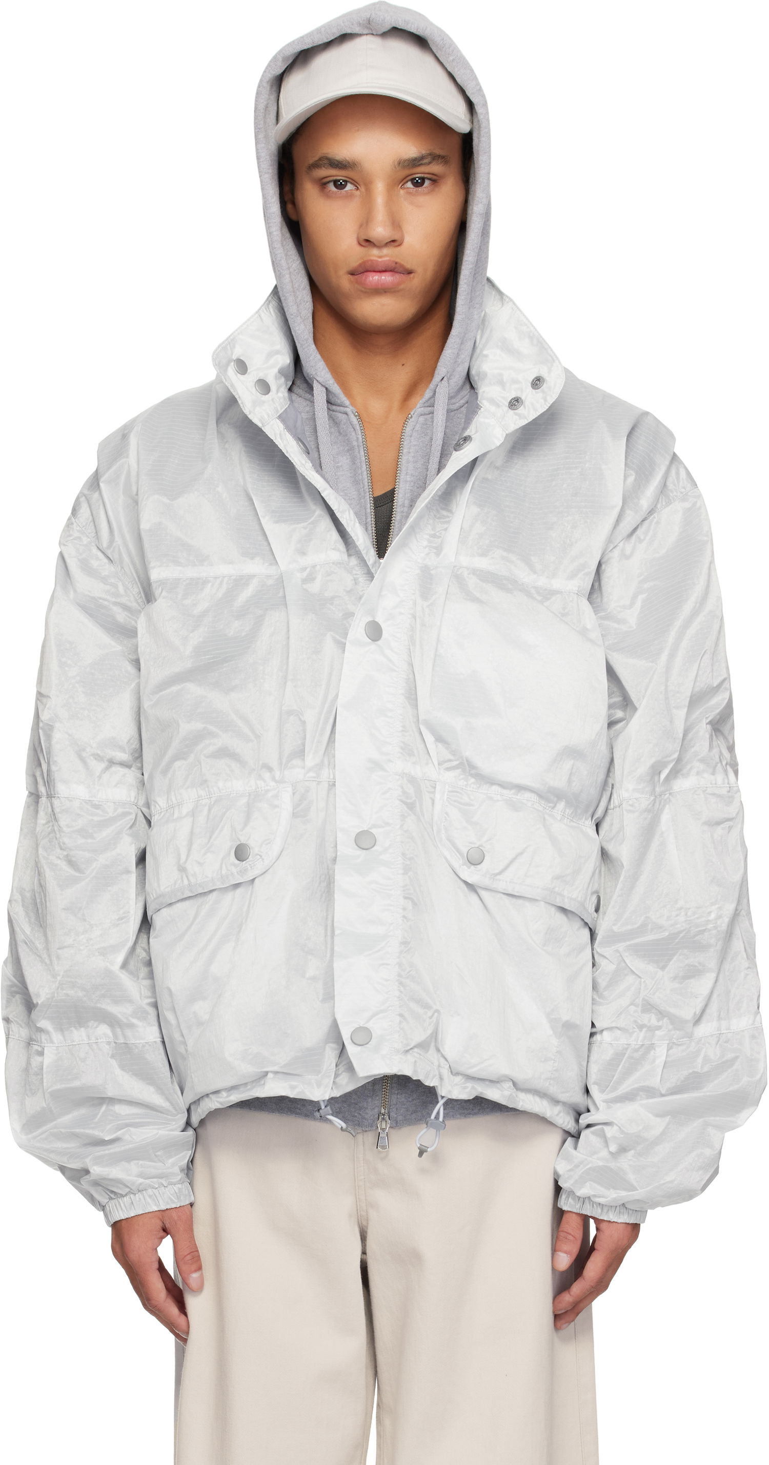 Tuulitakki OUR LEGACY Our Legacy Exhale Puffa Jacket Valkoinen | M2251EVC, 0