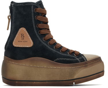 Vaatteet R13 R13 Distressed Tall Kurt Tummansininen | R13MS057-186AB, 0