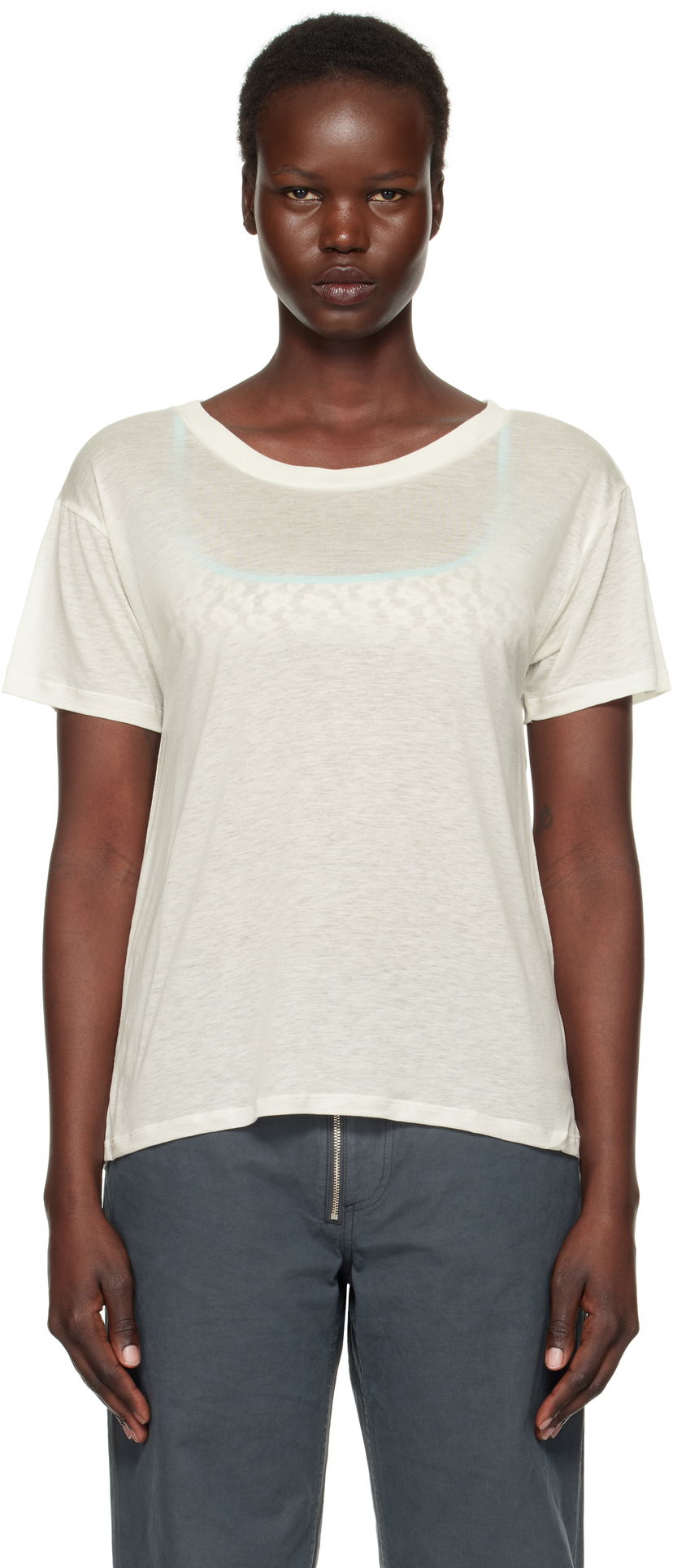 T-paita Baserange Loose Fit T-Shirt Valkoinen | TOLO-BL-000