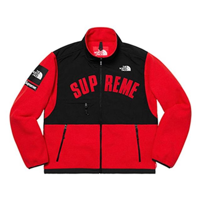 Huppari Supreme The North Face Arc Logo Denali Fleece Jacket Punainen | SUP-SS19-547