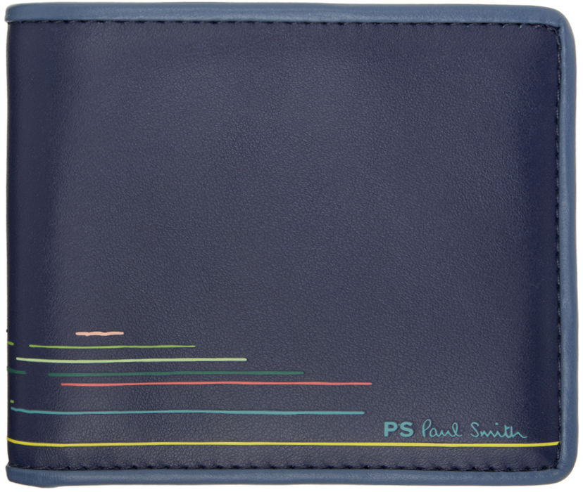 Lompakko Paul Smith PS Paul Smith Bifold Wallet Tummansininen | M2A-7675-MFREPI-49-0