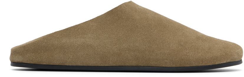 Tennarit ja kengät The Row The Row Hudson Suede Slide Loafers Vihreä | F1705-L302