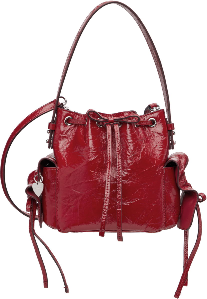 Käsilaukku Acne Studios Acne Studios Multipocket Mini Bucket Bag Punainen | A10467-