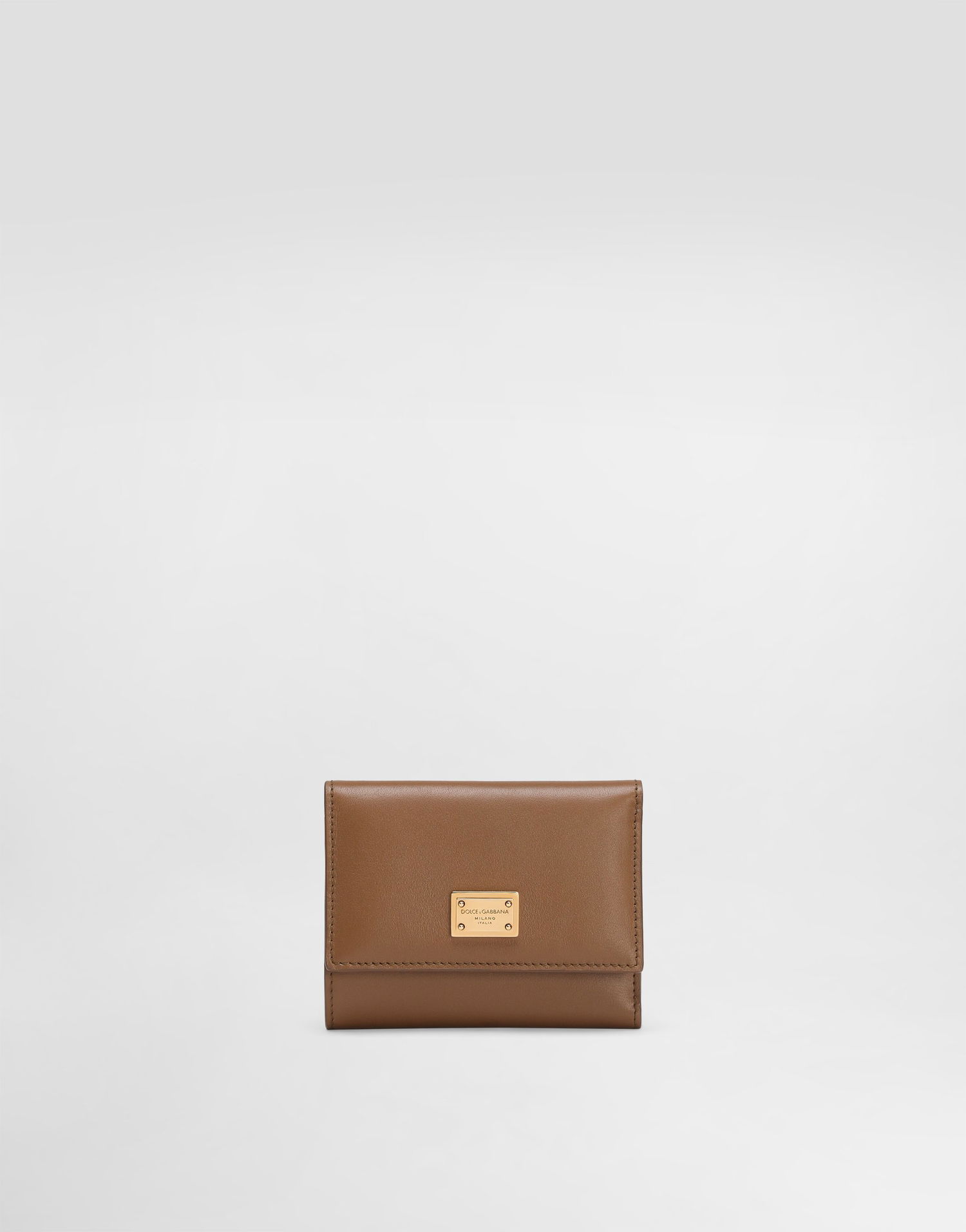 Lompakko Dolce & Gabbana Dolce & Gabbana Plongé Calfskin Small Wallet Ruskea | BI0770A9S258Z093, 0