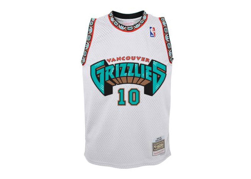 Jersey Mitchell & Ness Mitchell & Ness Vancouver Grizzlies Mike Bibby Swingman Jersey Valkoinen | 9N2B7BHM0-VGZMB-Y98