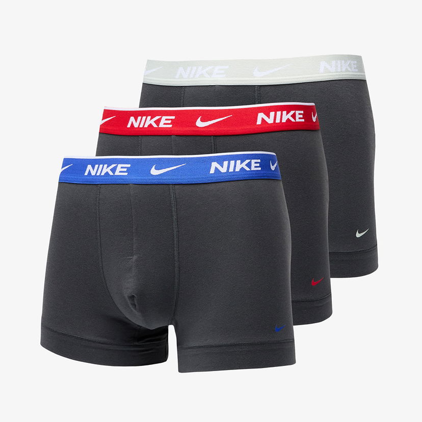 Nyrkkeilijät Nike DRI-FIT Everyday Cotton Stretch Trunk 3-Pack Multicolor Musta | 0000KE1008-YUN