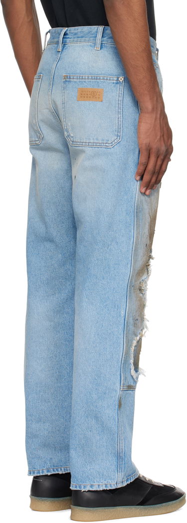 Jeans Maison Margiela MM6 Maison Margiela Distressed Carpenter Jeans Sininen | SH2LA0017 M30018, 2