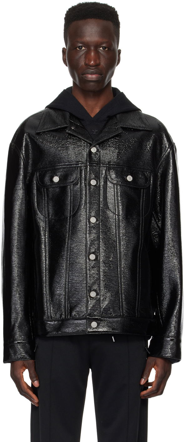 Takki Courrèges Courrèges Cocoon Jacket Musta | 124CBL161VY0014