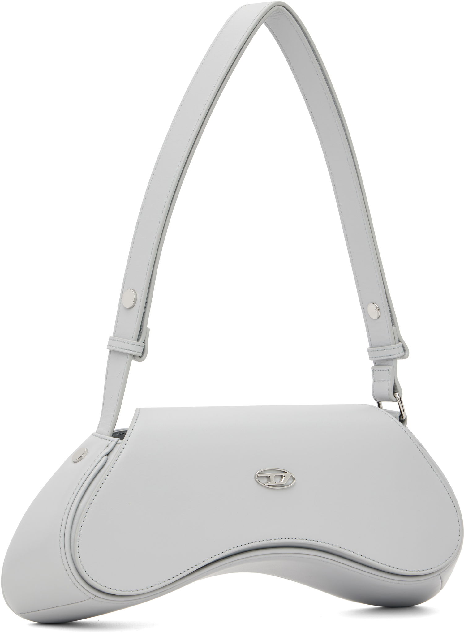 Olkalaukku Diesel Play Curved Crossbody Bag Harmaa | X10221 PR227, 1