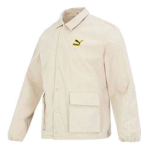 Tuulitakki Puma Classics Street Sport Woven Jacket Beige | 539969-88
