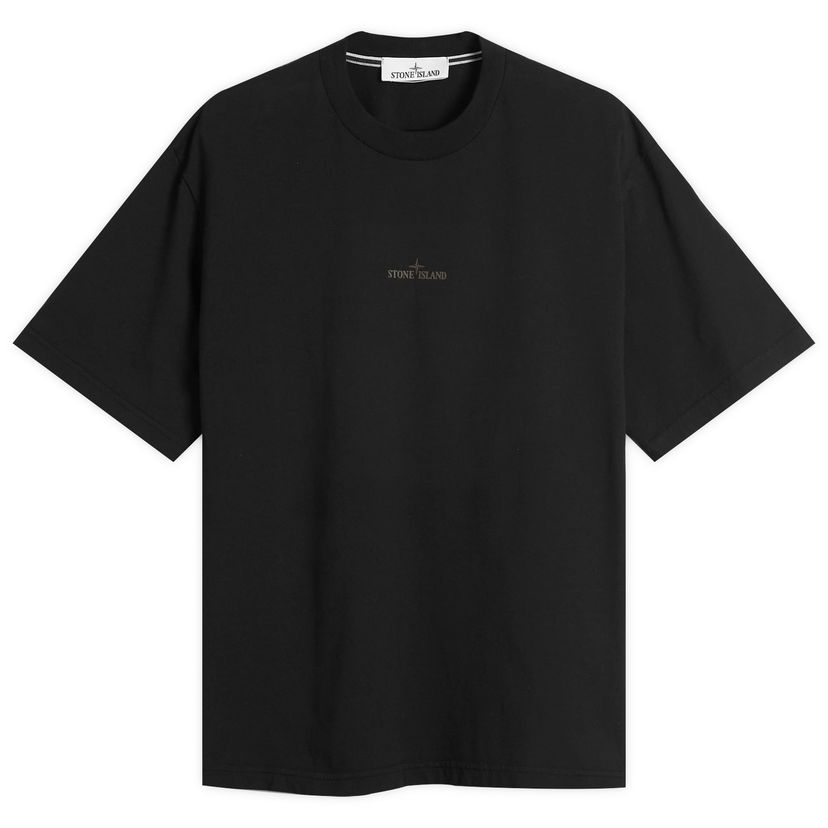 T-paita Stone Island Men's Industrial Print T-Shirt, Size Large Musta | K2S152100037-S0241-V0029