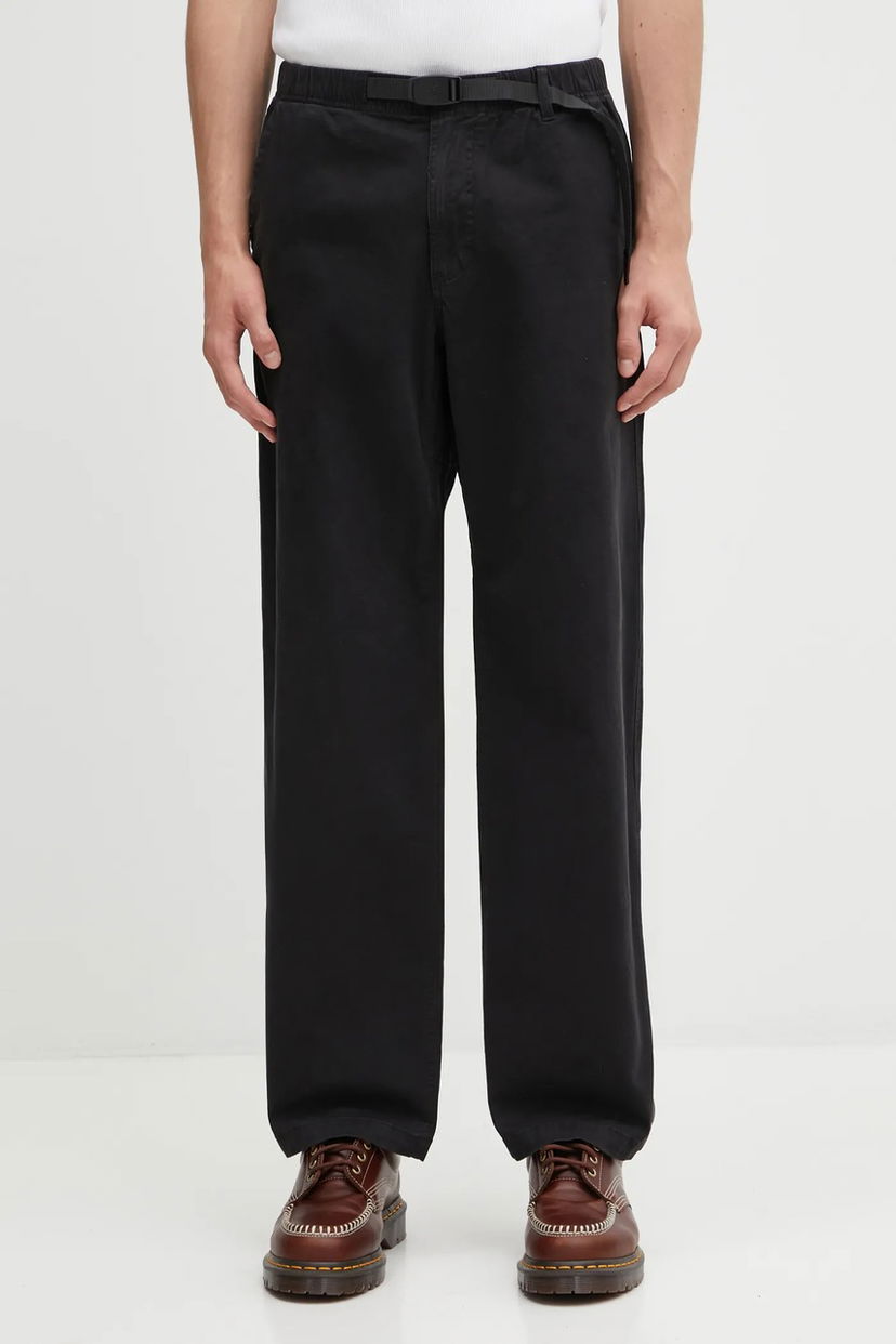 Housut GRAMICCI Cliff Wide-Leg Pants with Integrated Belt Musta | G5FM.P142