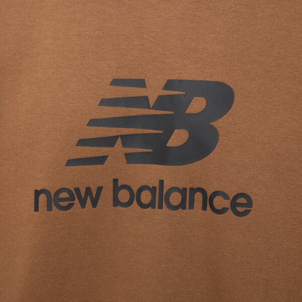 Huppari New Balance Essentials Stacked Logo Ruskea | MT31538DHE, 1