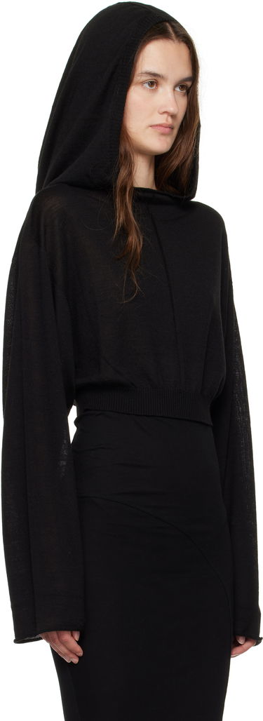 Huppari Rick Owens Rick Owens Cropped Hooded Tunic Harmaa | RP02E4632 M, 3