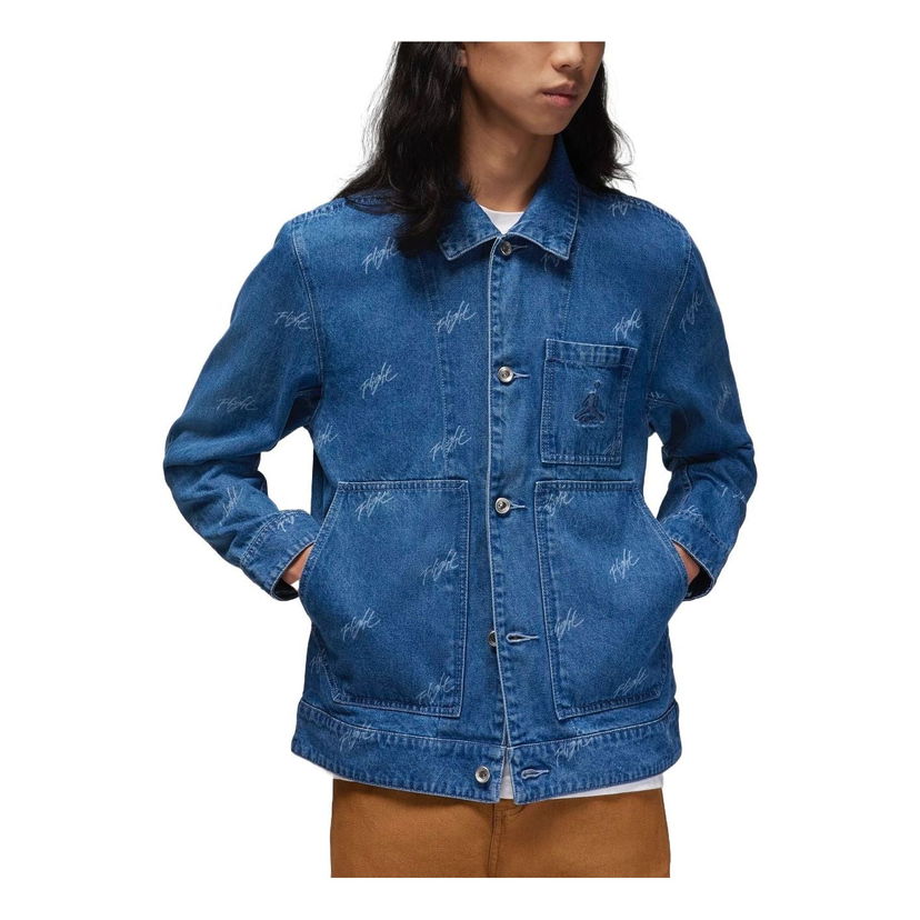 Takki Jordan Flight Heritage Denim Jacket Sininen | FN4650-436