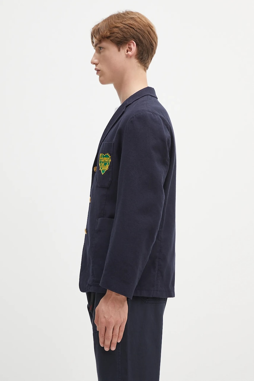 Takki Human Made Human Made Wool Blend Blazer Tummansininen | HM29JK022, 1