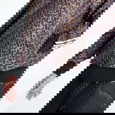 Verryttelypuku adidas Performance Firebird Loose Leo Track Jacket Ruskea | JV7578, 2