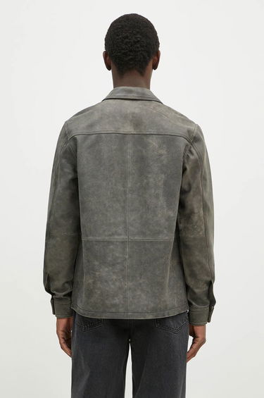 Paita Samsoe Samsoe Samsoe Samsoe Saruffo X C Leather Shirt Jacket Harmaa | M24400053, 2