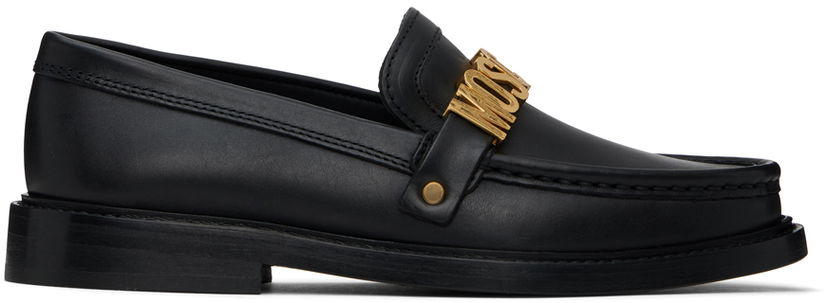 Vaatteet Moschino Moschino College Loafers Musta | MA10362C1I MF0 000