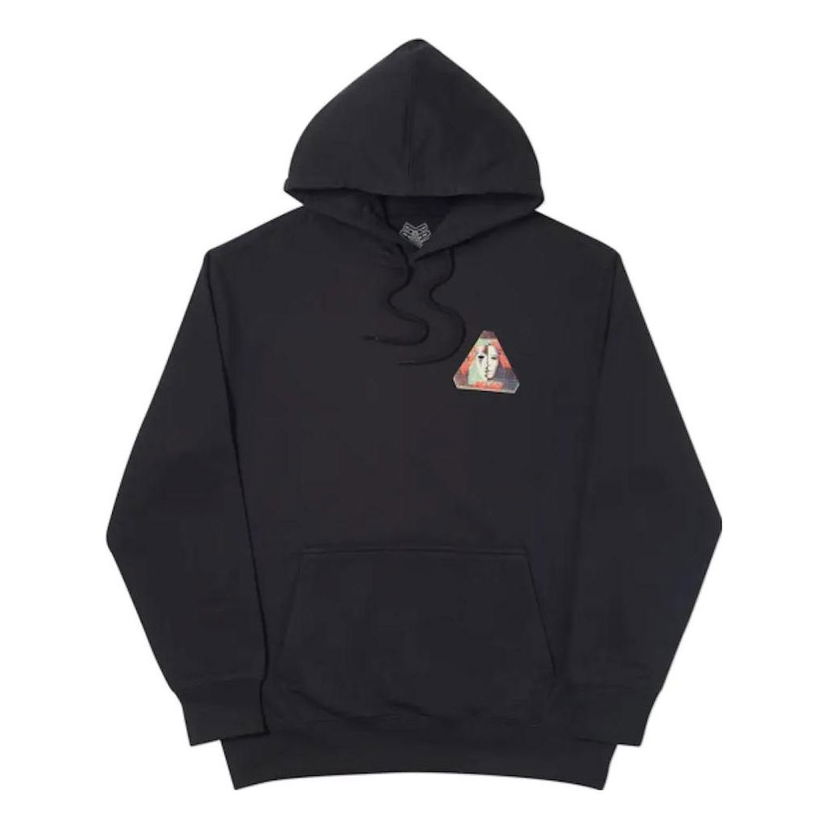 Huppari Palace Palace Tri-Bury Graphic Print Hoodie Musta | P16HD044