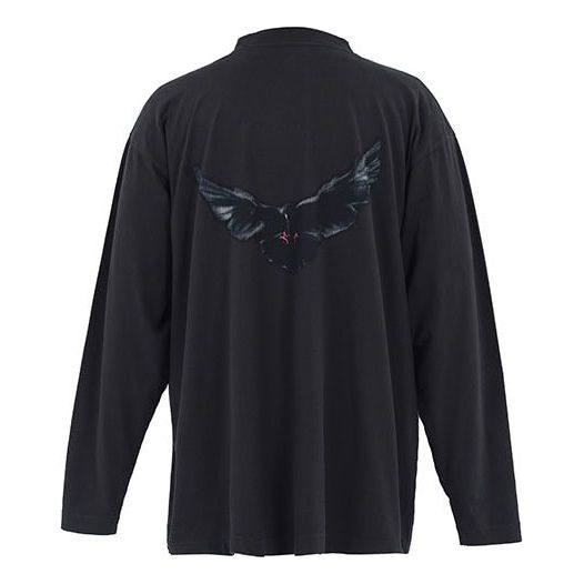 T-paita GAP YEEZY Gap Dove Graphic Longsleeve Tee Musta | YEEZY-SS22-113
