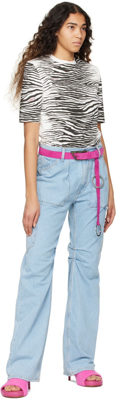 Vyöt The Attico Attico Suede Belt Vaaleanpunainen | 231WKE10 L007, 2