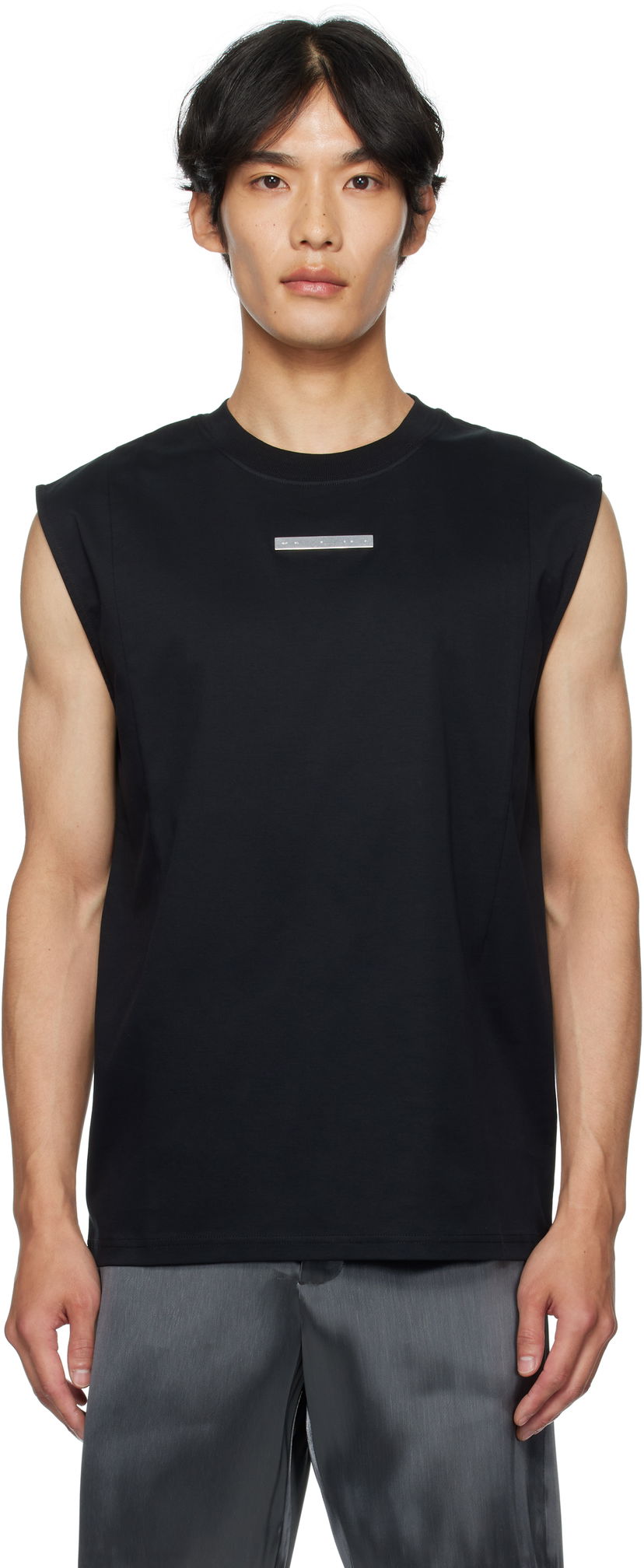 Tankkitoppi HELIOT EMIL HELIOT EMIL Astrape Tank Top Musta | PREAW25_M_09_144_BLK01
