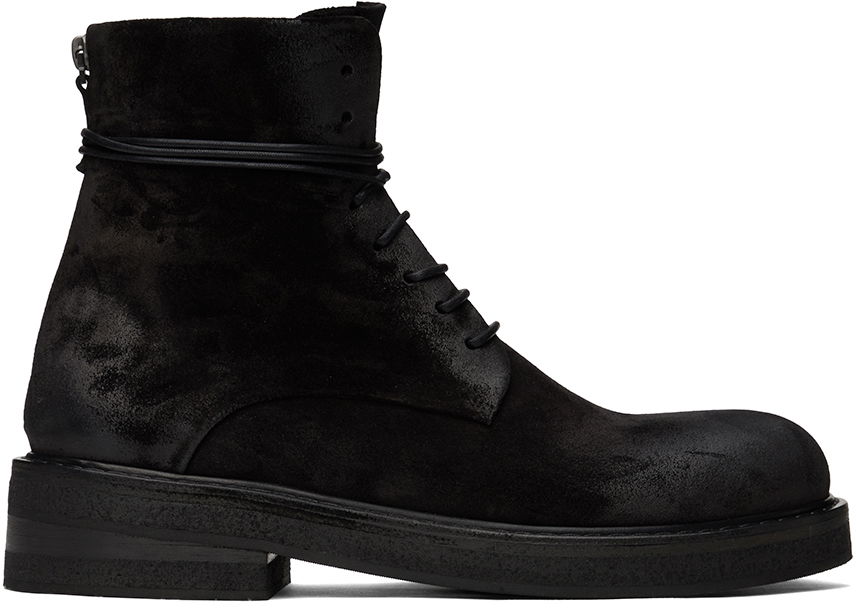 Vaatteet Marsèll Marsèll Parrucca Lace-Up Suede Ankle Boots Musta | MM2961 186666, 0