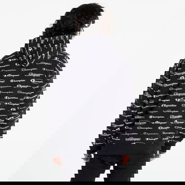 Huppari Champion All-Over Script Logo Musta | 217259-CHA-KL001, 1