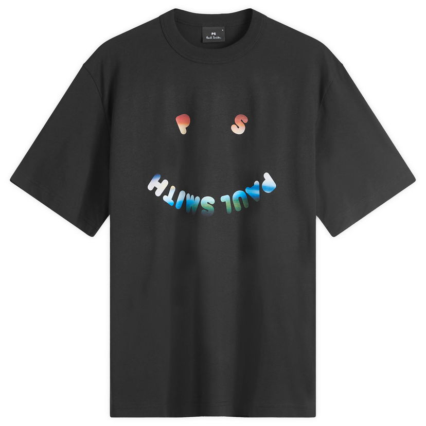 T-paita Paul Smith PS Happy T-Shirt, Size Large Musta | M2R-220X-PP5016-79