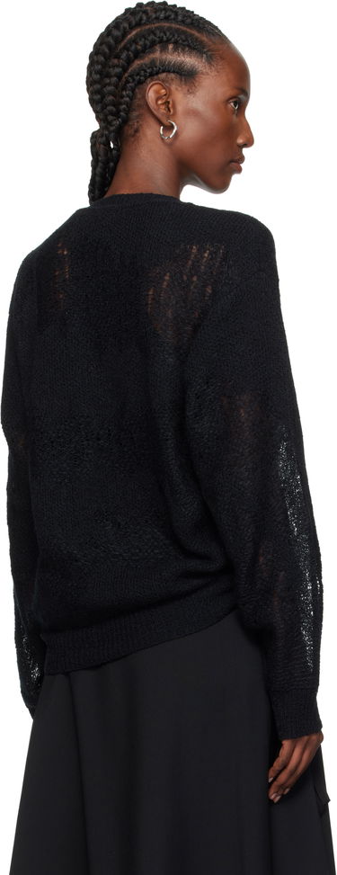 Villapaita Ann Demeulemeester Ann Demeulemeester Lalla Oversize Sweater Musta | 2520-W-KN39-KN070-099, 2