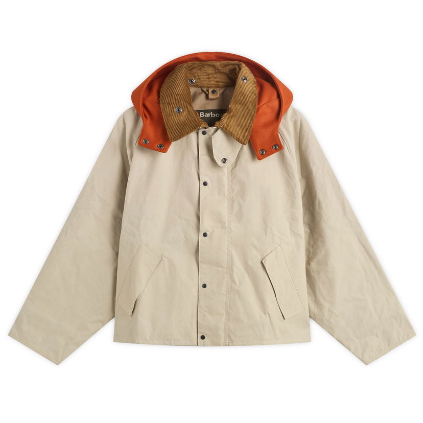 Takki Barbour Kaptain Sunshine Short Cruiser Jacket Beige | MCA1070GY11
