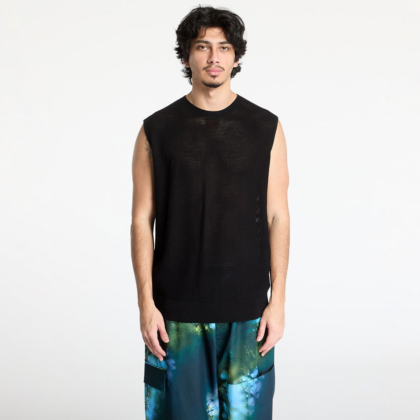 Villapaita Y-3 Y-3 Graphic Knit Vest Musta | JN4874