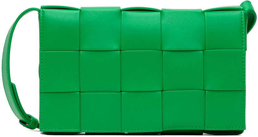 Olkalaukku Bottega Veneta Bottega Veneta Cassette Medium Shoulder Bag Vihreä | 708768 VB1K0