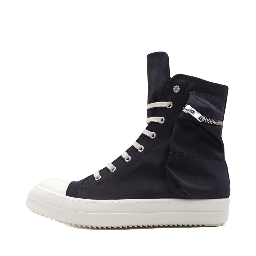 Tennarit ja kengät Rick Owens DRKSHDW Ramones Cargo Black Dark Dust Milk Musta | DU01B7801 MU 911