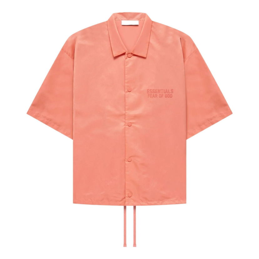 Paita Fear of God Essentials Nylon Shirt Oranssi | FOG-FW22-34