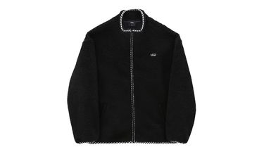 Takki Vans Griffen Sherpa Zip Jacket Musta | VN0A7RP1BLK, 0