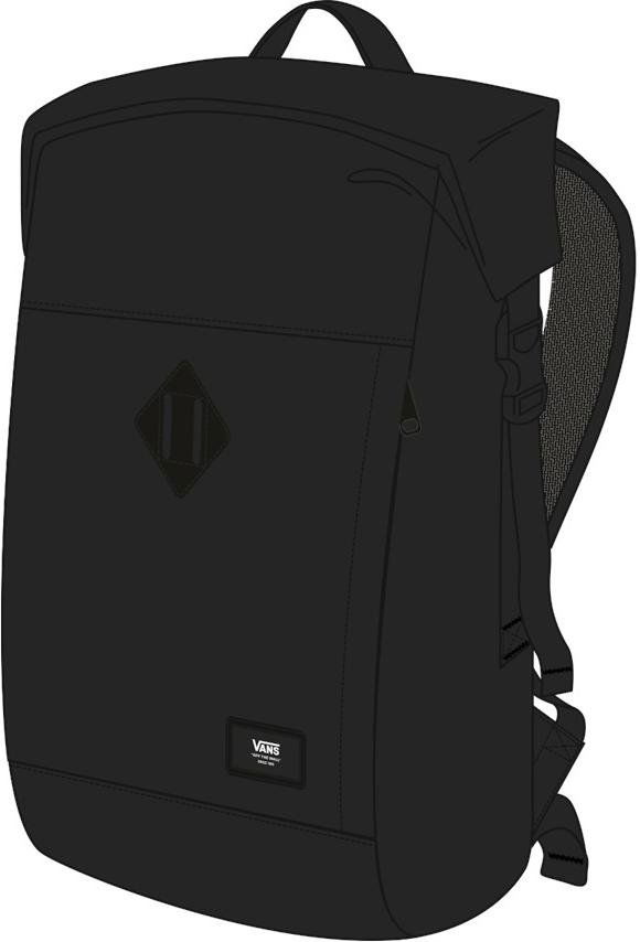 Reppu Vans Roll Top Backpack Musta | vn0a36yjblk1
