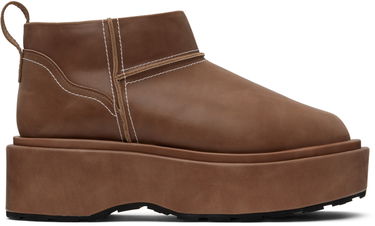Asusteet We11done We11done Pull-Loop Platform Boots Ruskea | WD-AO1-23-468-W-BR, 0