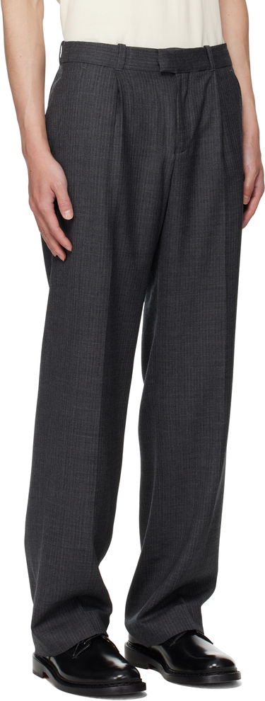 Housut OUR LEGACY OUR LEGACY Pinstripe Slacks Harmaa | M4254SS, 1