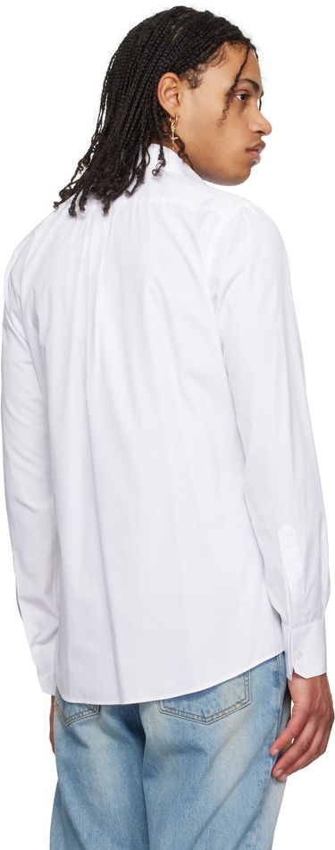 Paita Dolce & Gabbana Dolce&Gabbana Heraldic Patch Cotton Shirt Valkoinen | G5ML1ZGI757, 2