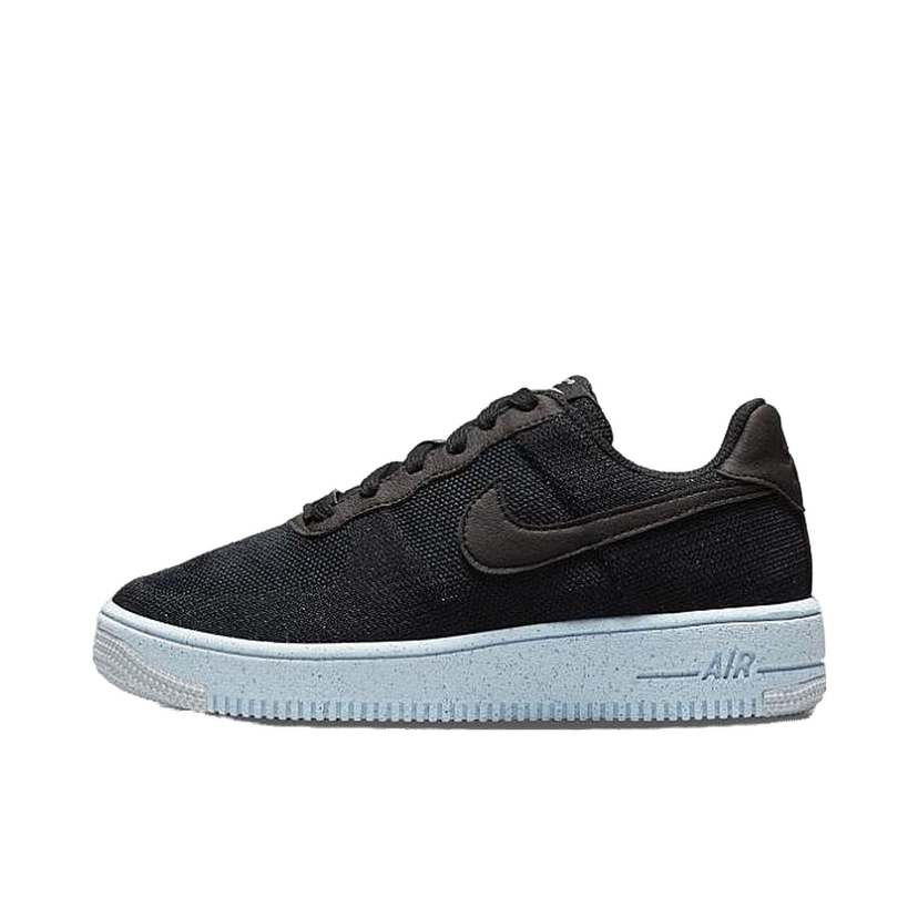 Tennarit ja kengät Nike Air Force 1 Crater Flyknit "Black Chambray Blue" GS Musta | dh3375-001