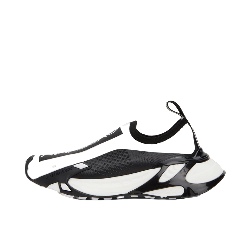 Tennarit ja kengät Dolce & Gabbana White & Black Sorrento Sneakers Valkoinen | CK2172 AH414