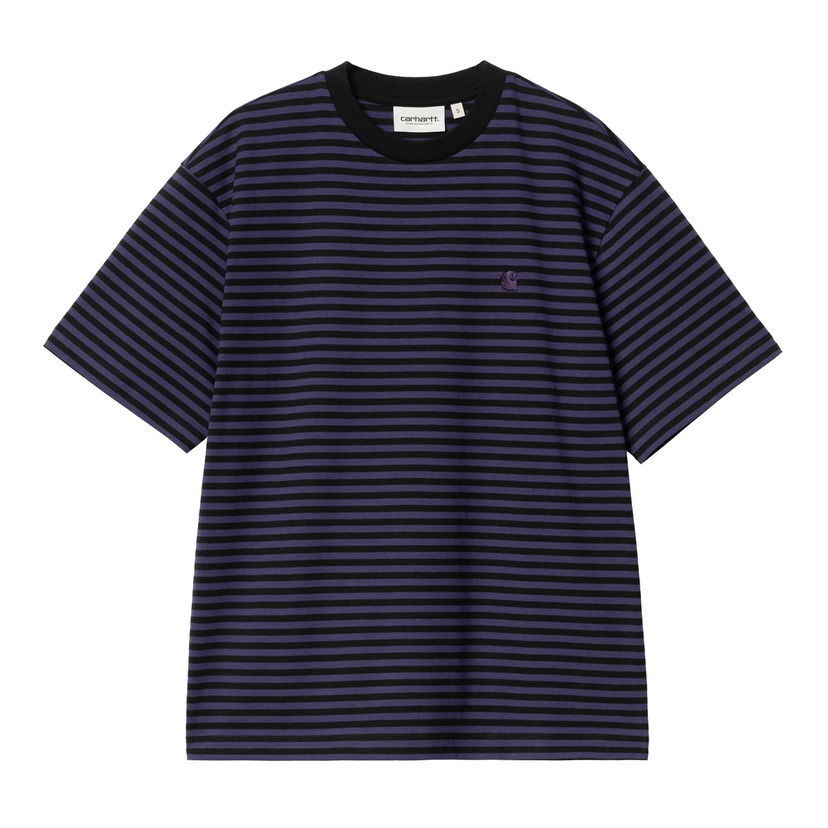 T-paita Carhartt WIP Short Sleeve Striped T-Shirt Violetti | I033841_5