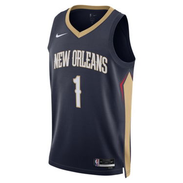Jersey Nike New Orleans Pelicans Icon Edition 2022/23 Dri-FIT Jersey Sininen | DN2014-419, 0