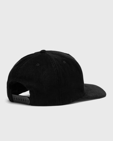 Korkki Pleasures Pit Stop Corduroy Cap Musta | P24SP066 BLACK, 2