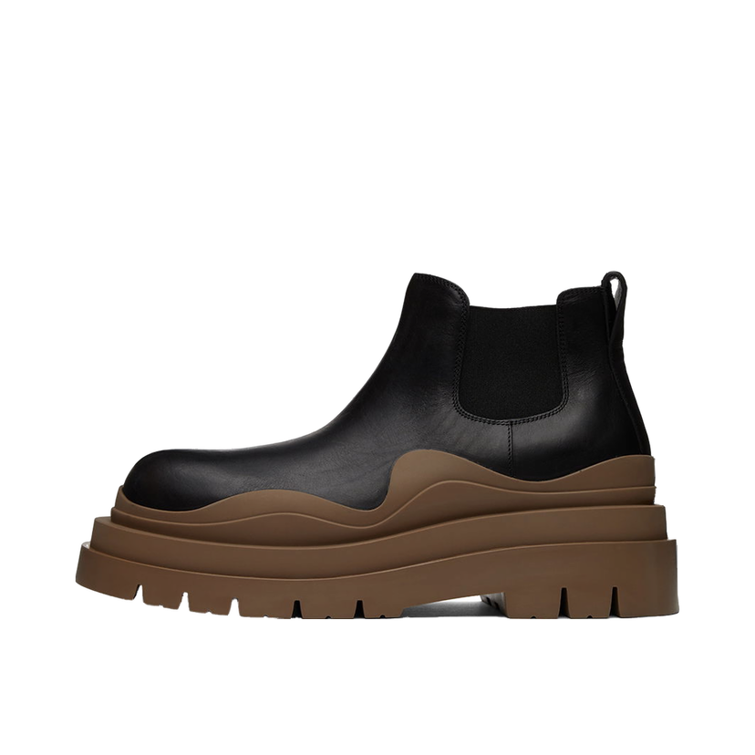 Tennarit ja kengät Bottega Veneta Tire Chelsea Boots "Black Brown" Ruskea | 630281 VBS50
